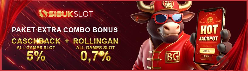 PAKET COMBO CASHBACK DAN ROLLINGAN SLOT