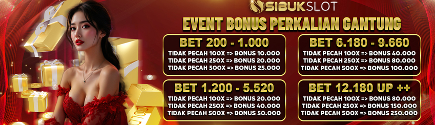 EVENT BONUS PERKALIAN GANTUNG X SIBUKSLOT